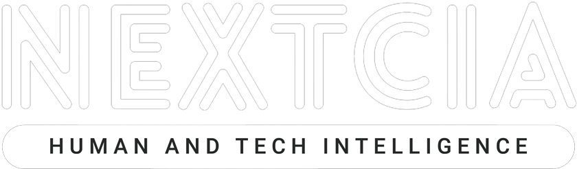 NEXTCIA logo, Human and Tech Intelligence
